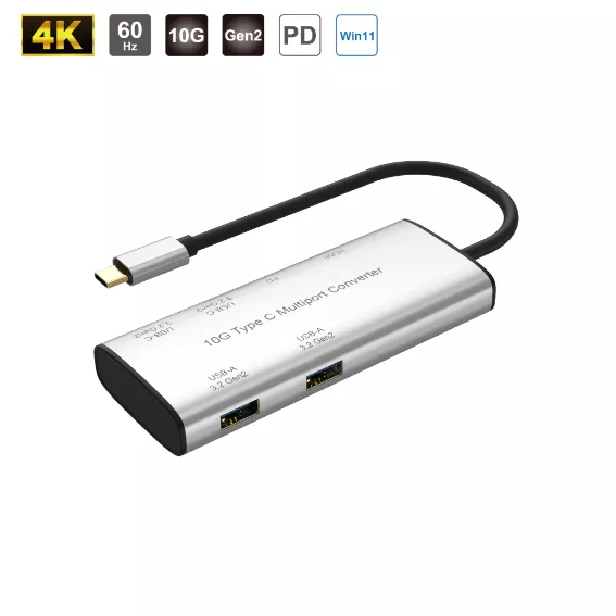 10G 6 In 1 Type C Multiport Converter