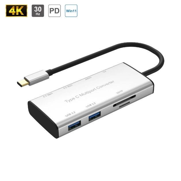 8 In 1 Type C Multiport Converter