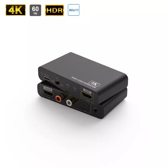 4K HDMI Audio Extractor (RCA & OPT)