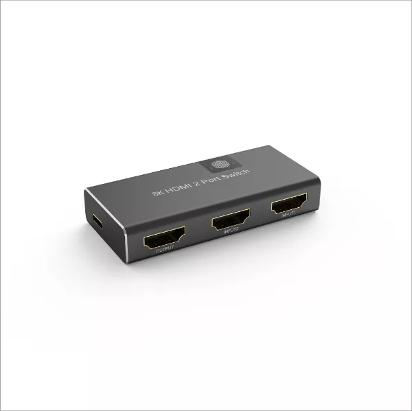 8K HDMI 2 Port Switch (With Touchscreen)