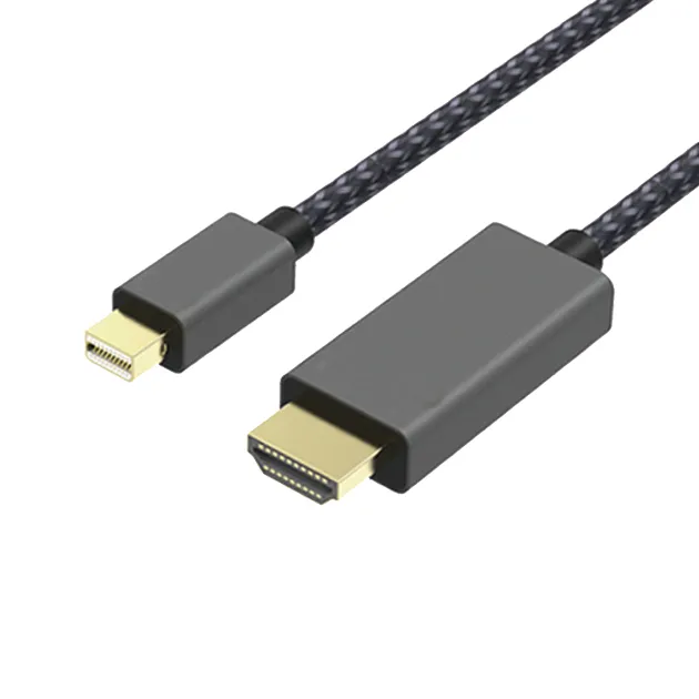 MDP to HDMI M-F Cable 1.8m(4K@60Hz) (Aluminum)