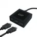 4K MDP 1.2 to 2 x HDMI MST Splitter with Cable