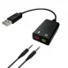 USB 2.0 to 3.5 Audio + 3.5 MIC Converter