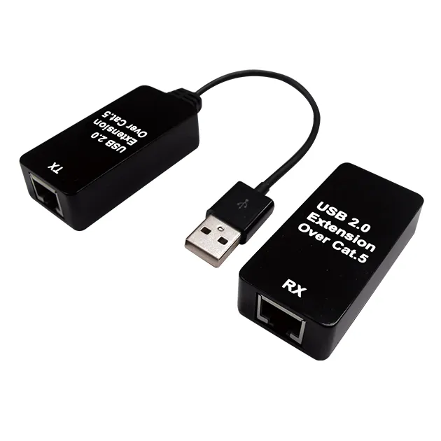 USB 2.0 Over Cat.5 Extender (50m)