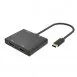 Type C to HDMI x 2 / USB 2.0 MST Splitter