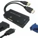 HDMI to DVI / DP / VGA Converter