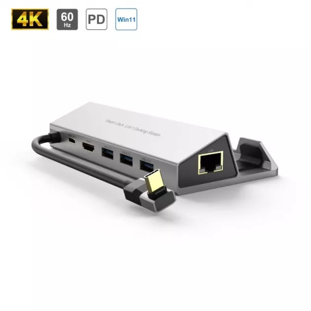 Steam Deck 6 in 1 Docking Station For Type C Device