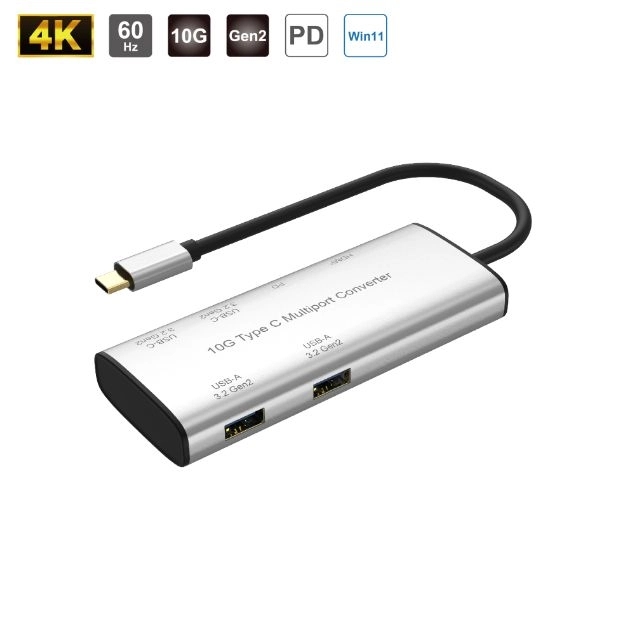 10G 6 In 1 Type C Multiport Converter