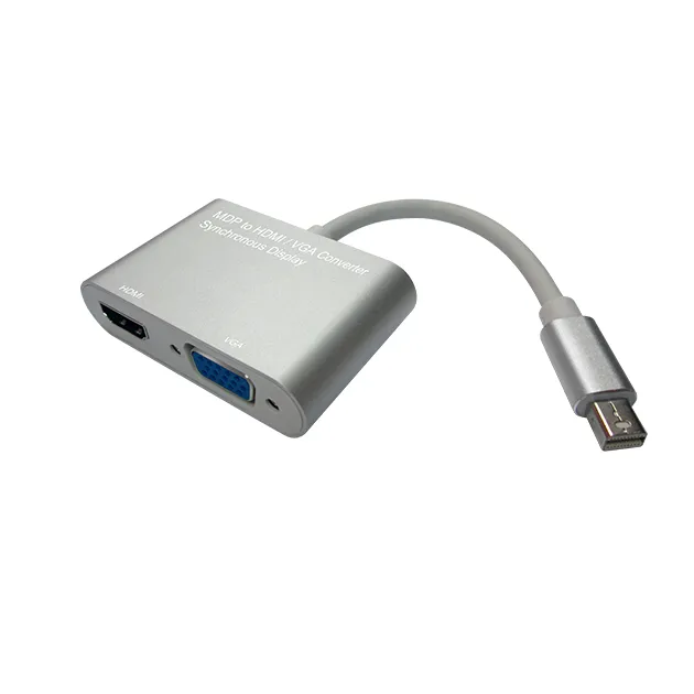 MDP to HDMI / VGA Converter (Aluminum Housing)