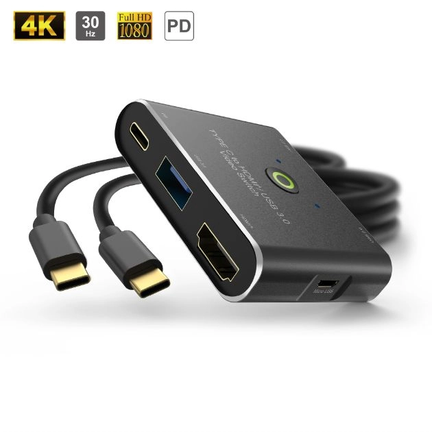 Type C to HDMI<sup>®</sup> / USB 3.0 Video Switch