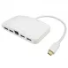 Type C to 4K HDMI<sup>®</sup> / LAN / USB 3.0 3x Port Hub / SD / TF Card Docking