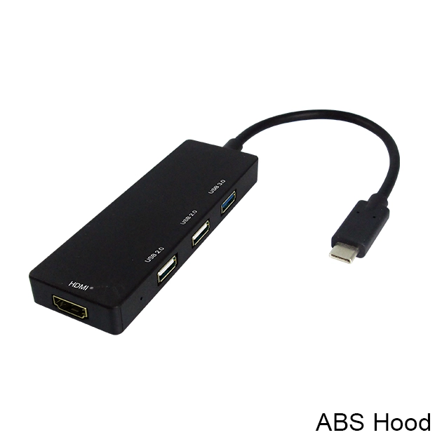 Type C to USB 2.0 x 2 + USB 3.0 x 1 + HDMI<sup>®</sup> Converter