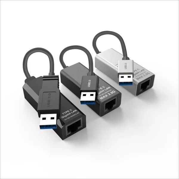 USB 3.0 to 2.5G Gigabit Ethernet Converter
