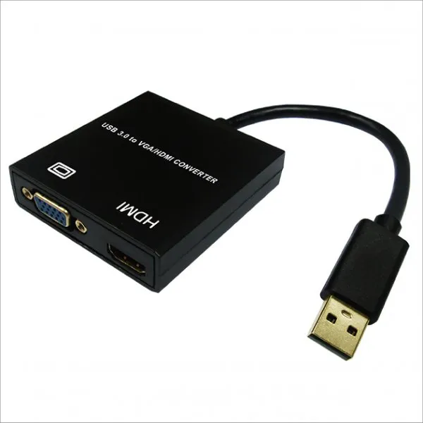 USB 3.0 to VGA / HDMI Combo Converter