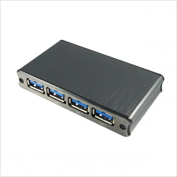USB 3.0 4 Port Hub (Aluminum Hood)
