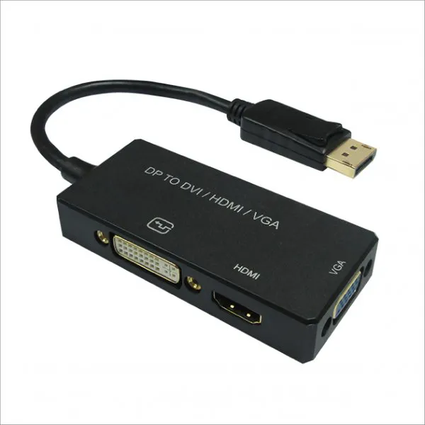 DP to DVI / HDMI / VGA Converter