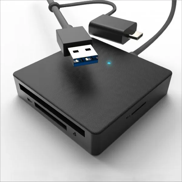 Type C / USB 3.0 Card Reader (SD / TF / MS / CF)