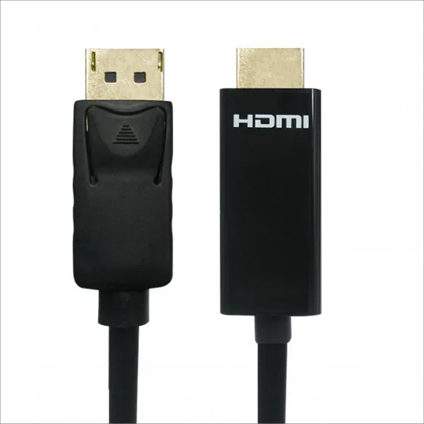 DisplayPort to HDMI M-M W / Interlock Cable (1-5m)