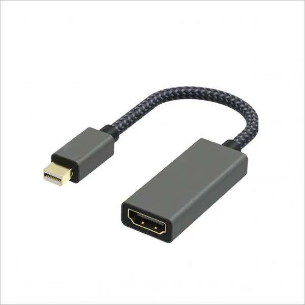 MDP to HDMI M-F Passive Converter (4K@30Hz) (Aluminum)