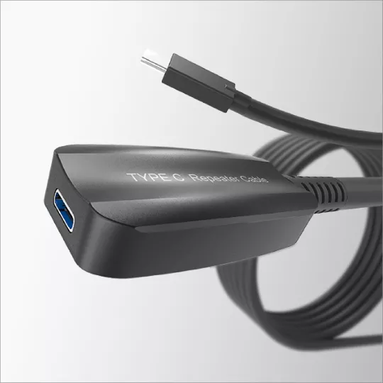 TYPE C/M to TYPE C/F Repeater Cable (5M)