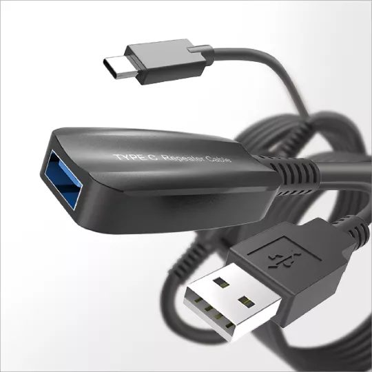 TYPE C/M to USB 3.2 A/F Repeater Cable (10M)