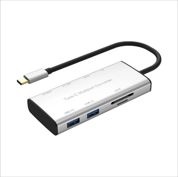 8 in 1 Type C Multiport Converter