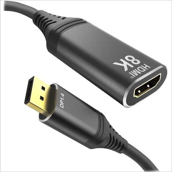 8K DP 1.4 to HDMI<sup>®</sup> Converter (Aluminum Hood)