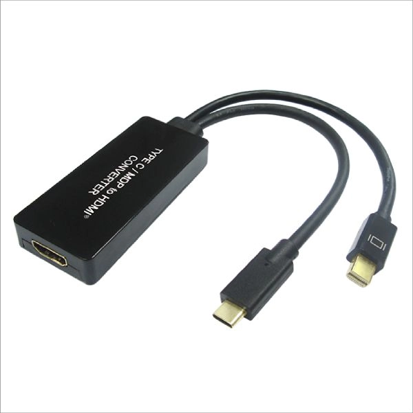 Type C + MDP to HDMI<sup>®</sup> Converter