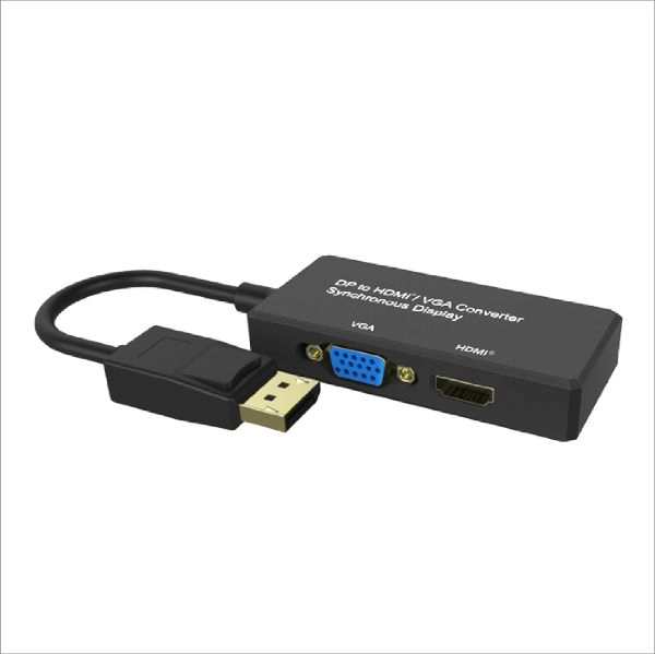 DP to HDMI<sup>®</sup> / VGA Converter (ABS Housing)