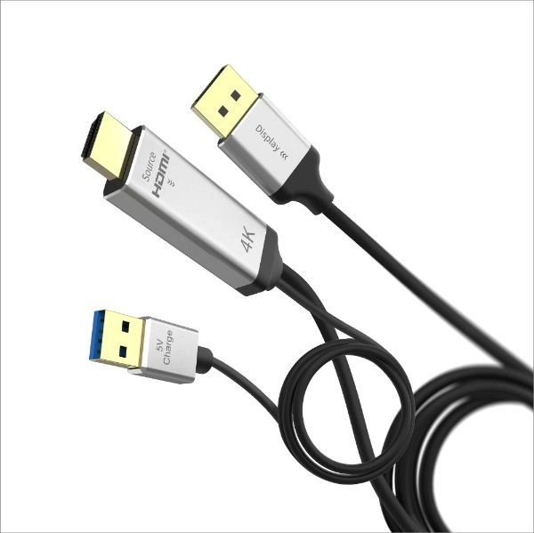  4K HDMI<sup>®</sup> to DP Cable 1-3M