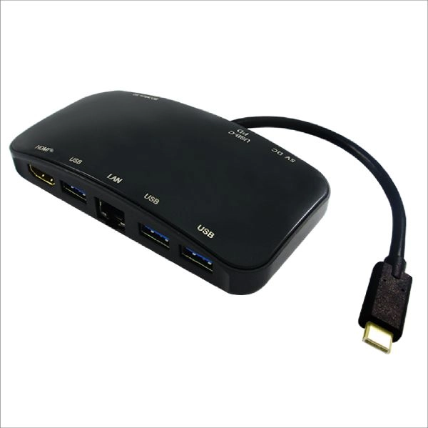 Type C to 4K HDMI<sup>®</sup> / LAN / USB 3.0 3x Port Hub / SD / TF Card Docking