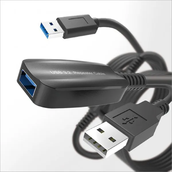 USB 3.2 A/M to USB 3.2 A/F Repeater Cable (10M)