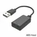 USB 2.0 to 3.5 Audio + 3.5 MIC Converter